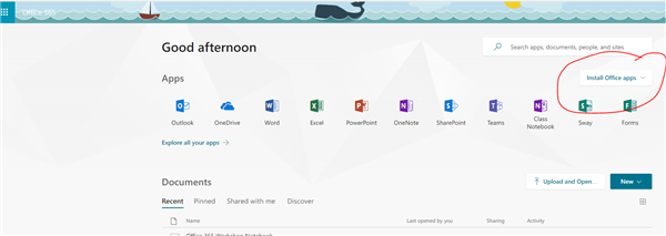 install office apps 